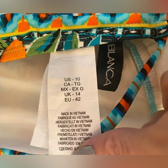 NWOT La Blanca Floral One Piece Swimsuit - Size 10 - Picture 12 of 12